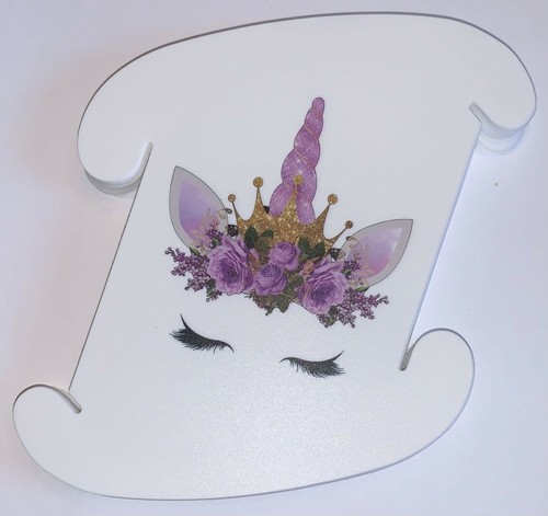 Unicorn face med 33cm - med, 13"/33cm